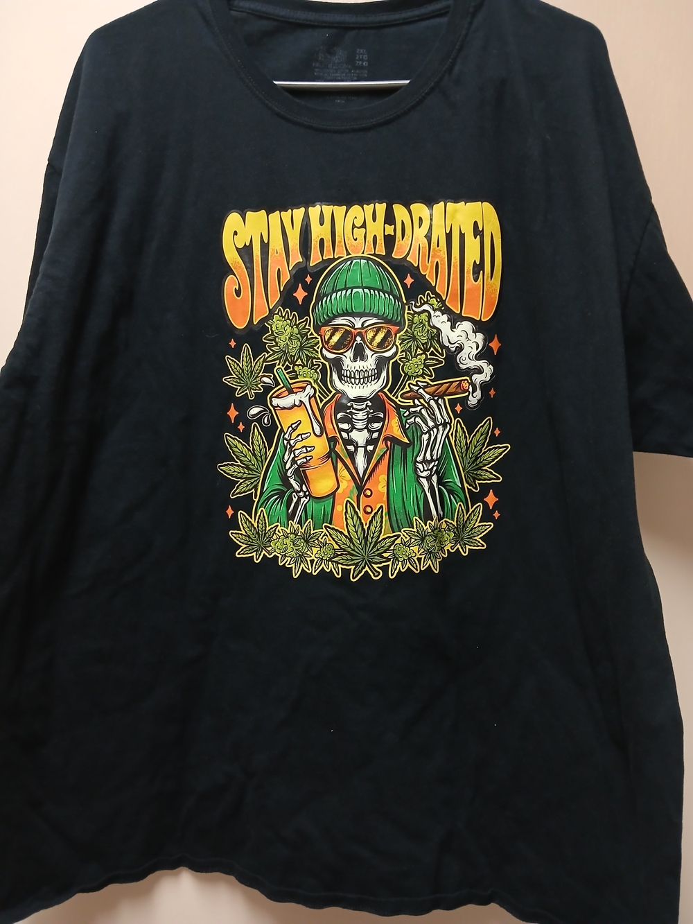 Stay High-Drated Graphic Black Men’s T-Shirt